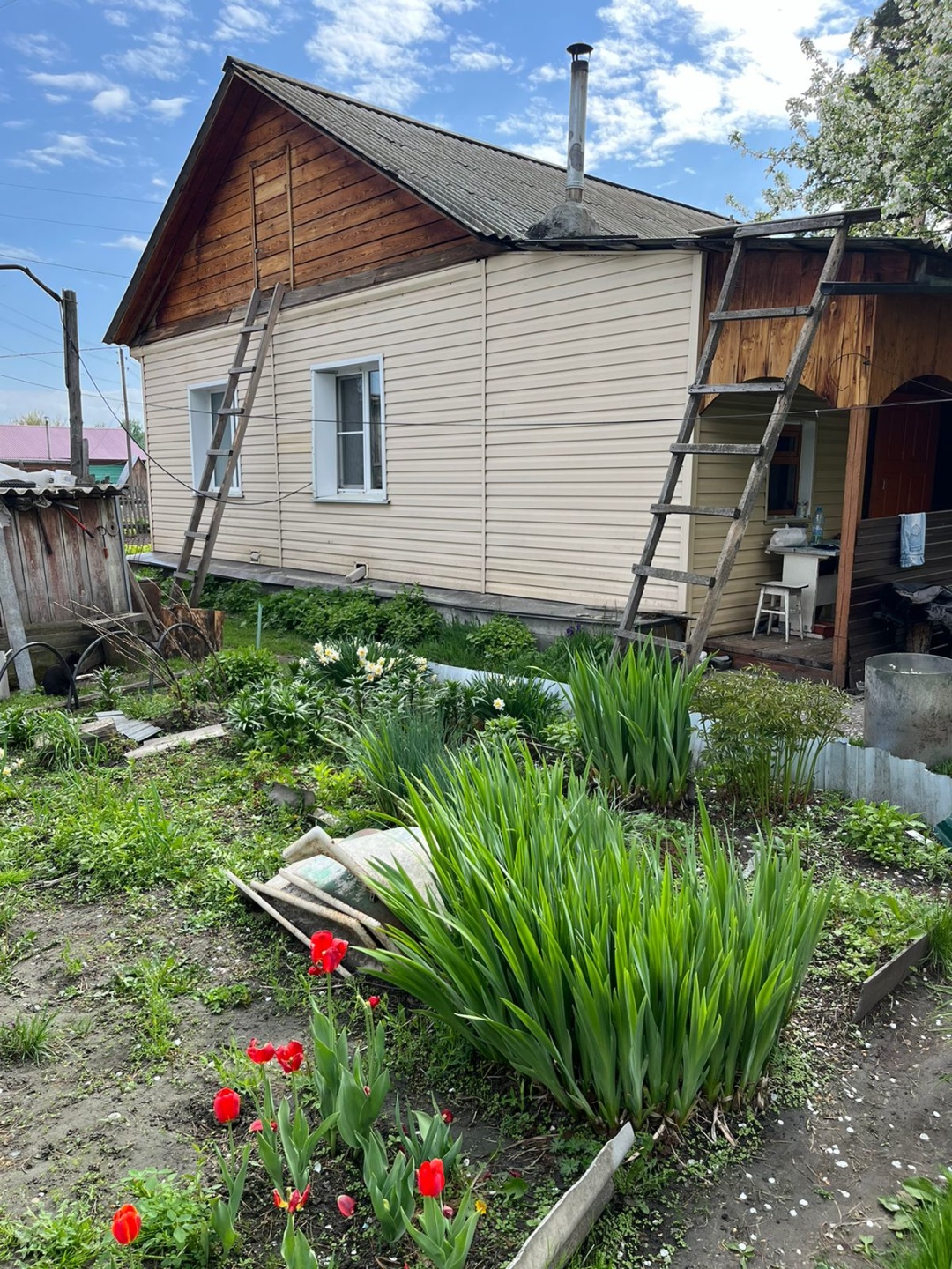 Продается дом в с. Соколово в живописном месте.  Дорога к дому хорошая.  
В доме 3 комнаты и кухня. Санузел в доме. Вода центральная. Отопление печное. 
Участок ухоженный 18 соток, имеются плодоносящие деревья, ягодные кустарники, огород. Есть теплица. 
Надворные постройки: Баня, летняя кухня, дровн